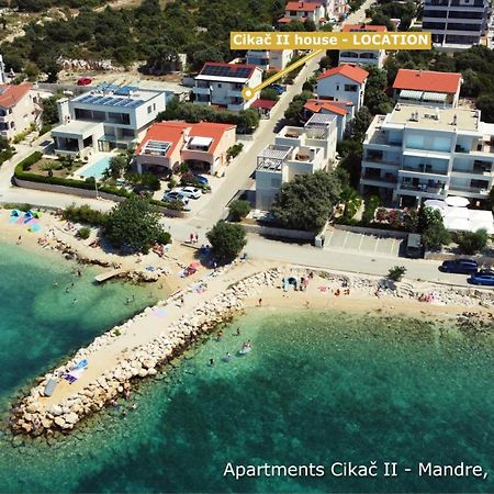 Apartments Cikac II - Modern Apartments By The Beach Mandre Exteriér fotografie